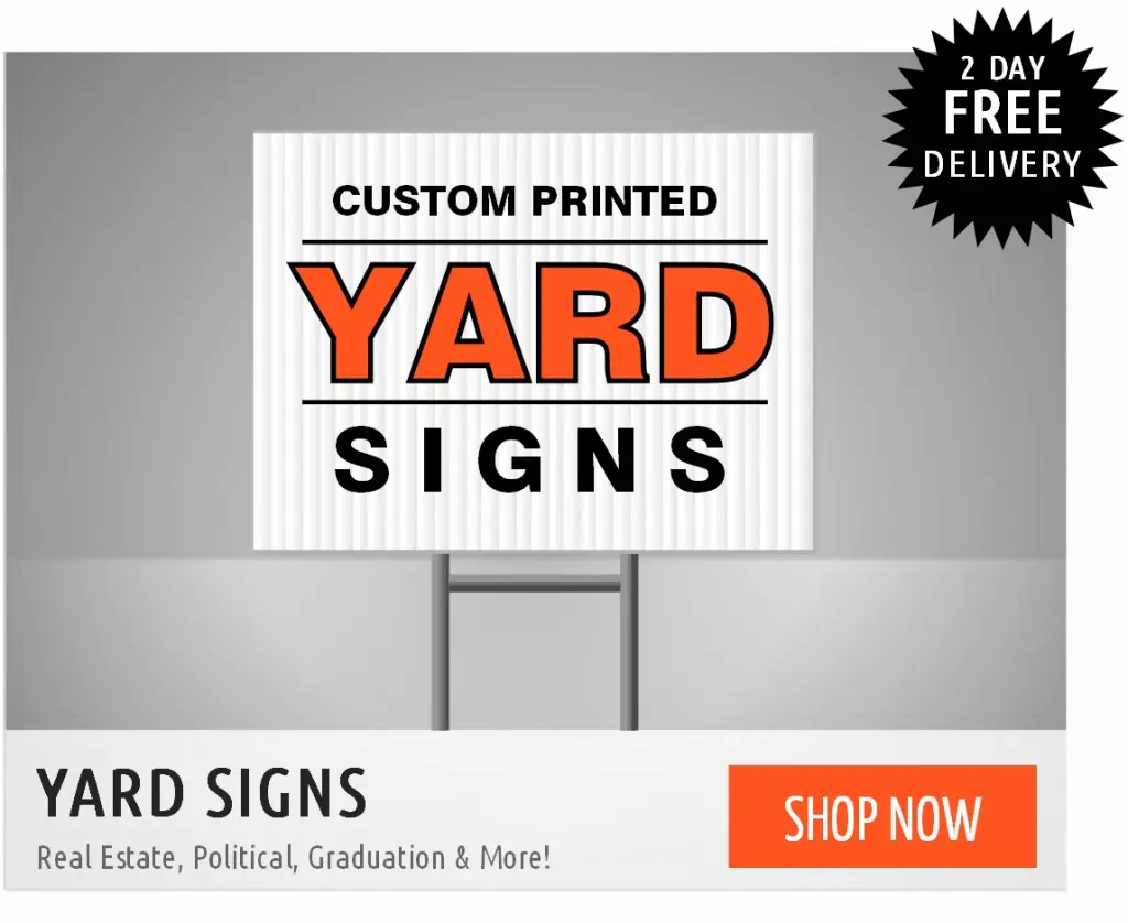 Corrugated Yard Signs